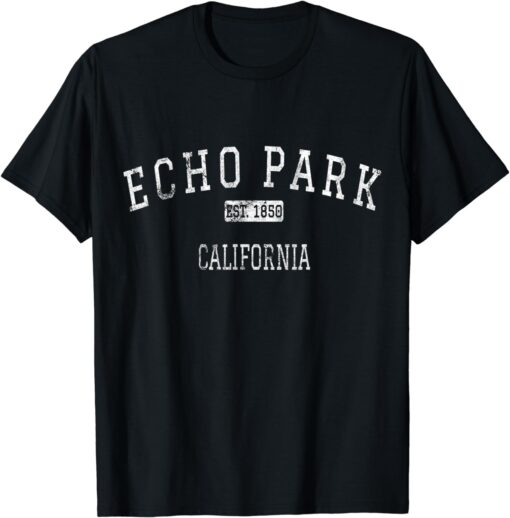 Echo Park California Los Angeles CA Vintage T-Shirt