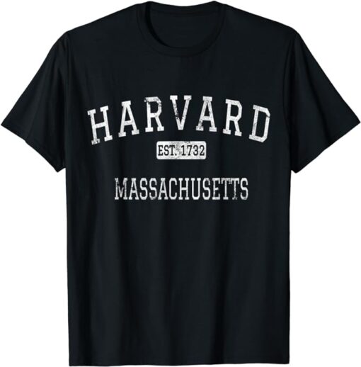 Harvard Massachusetts MA Vintage T-Shirt