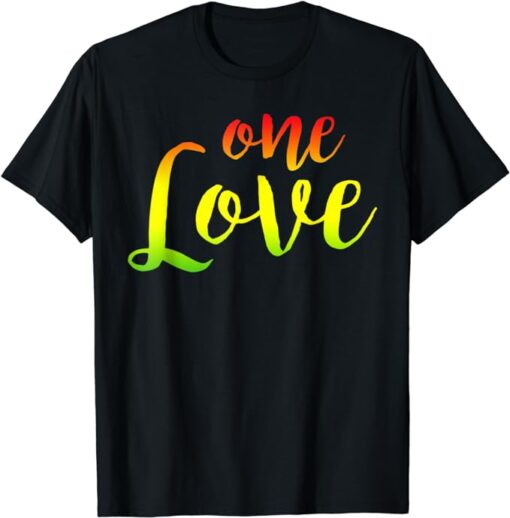 One Love Rasta Reggae Roots Clothing Tee No War T-Shirt