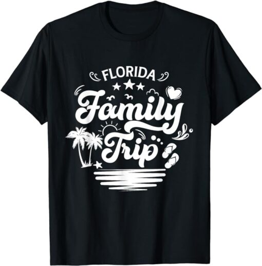 Family Vacation Florida 2024 Funny Family Reunion Matching T-Shirt