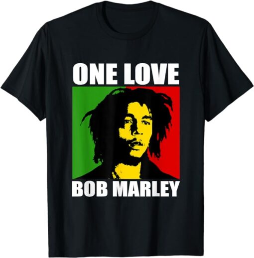 Official Bob Marley One Love Rasta T-Shirt