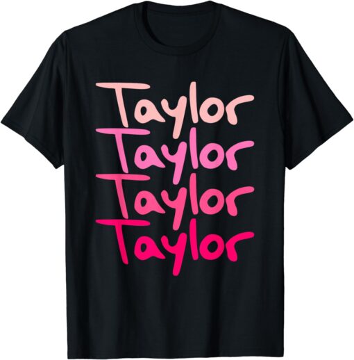 Taylor Personalized Name Boy Girl T-Shirt