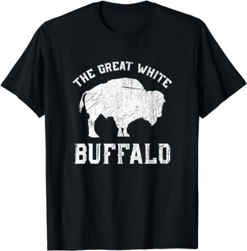 The Great White Buffalo T-Shirt Native American Inspired