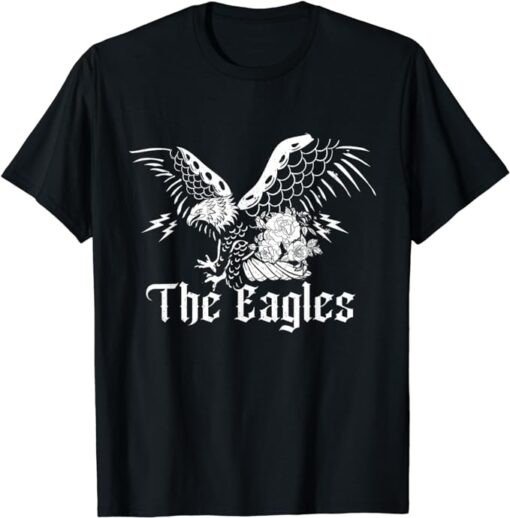 The Eagles Flying Birds Inspirational Music Rock Est.1971s T-Shirt