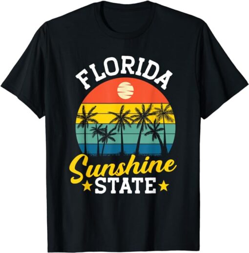 Summer Beach Lover Florida Sunshine State T-Shirt