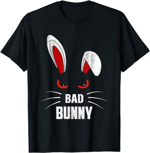 Bad Bunny Scary Rabbit Cool Animal Lover T-Shirt