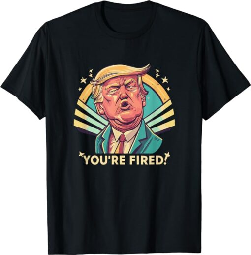 Novelty Graphics Designs for Trump Cariacture You're Fired T-Shirt