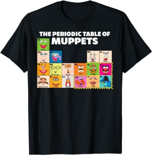 Disney The Muppets Periodic Table Of The Muppets T-Shirt