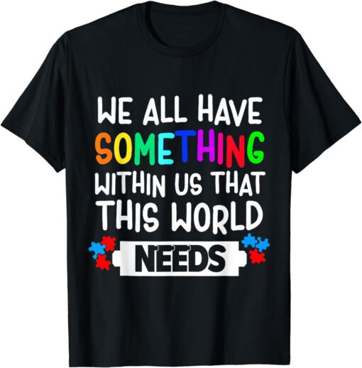 Autism Awareness Mom Dad Kids Teacher Autism T-Shirt