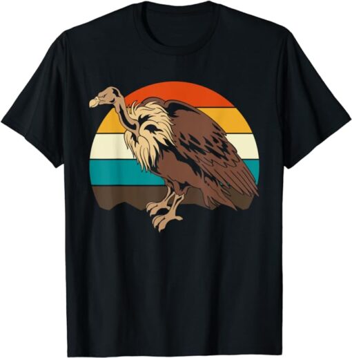 Retro Scavenger Turkey Vulture Bird Animal Carrion Vulture T-Shirt