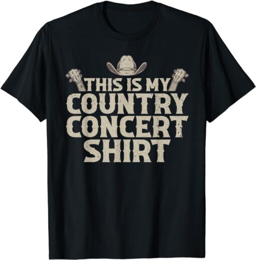 Cool Country Concert For Men Women Country Music Lover T-Shirt