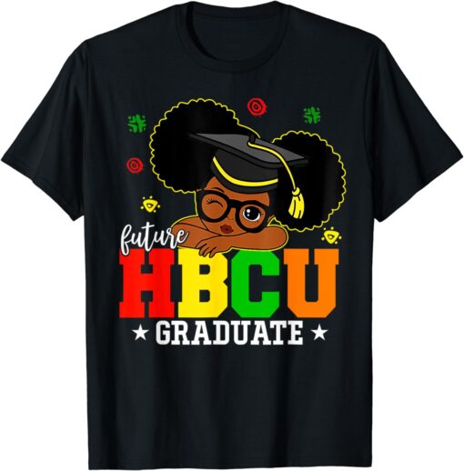 Kids Future HBCU Graduate Historical Grad Black College Girl T-Shirt