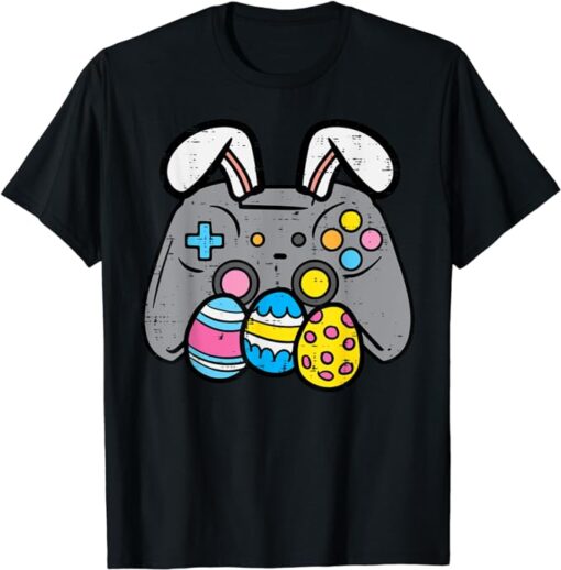 Easter Video Game Bunny Eggs Gaming Gamer Boys Men Teen Kids T-Shirt