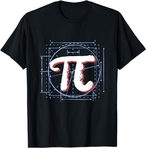 Pi Day Pi Symbol Math Lovers for Kids and Teacher Pi 3.14 T-Shirt