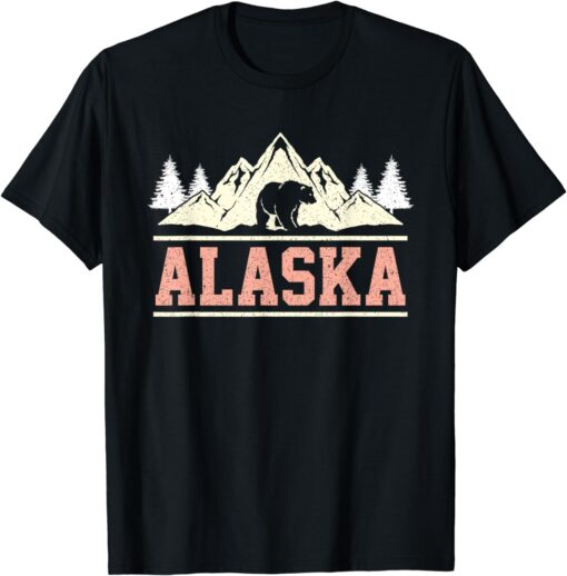 Glacier Mountain Landscape Alaskan Bear Wildlife Alaska T-Shirt