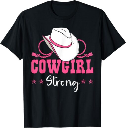 Cowgirl Barrel Racing Roping Horseback Riding Rodeo T-Shirt