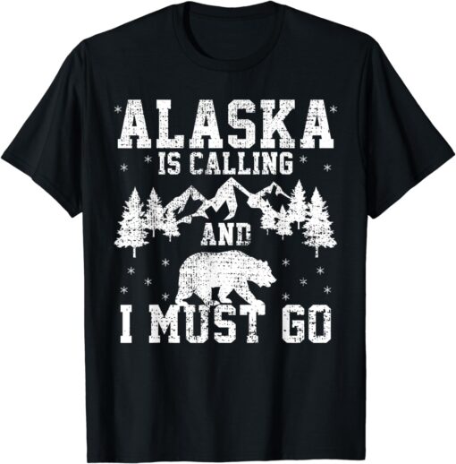 Alaska Winter Mountain Gift T-Shirt