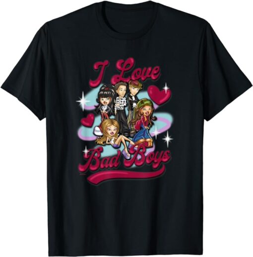 Bratz I Love Bad Boys Valentine's Day Airbrush T-Shirt