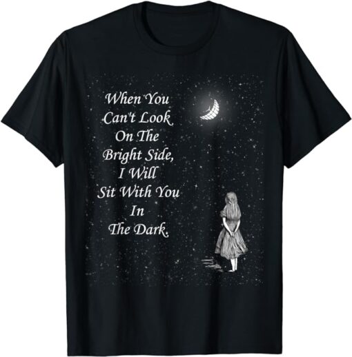 Alice In Wonderland & Quote T-Shirt