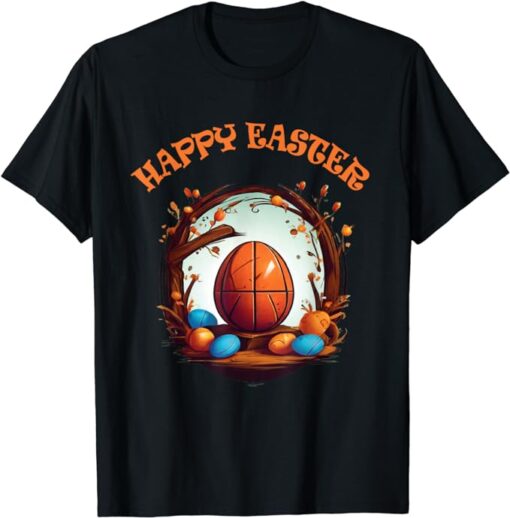 Easter Egg Playing Basketball,Funny Design For Men and Women T-Shirt