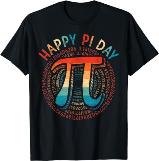 Happy Pi day 3.14 Pi Day Math Lover Teacher mathematics T-Shirt