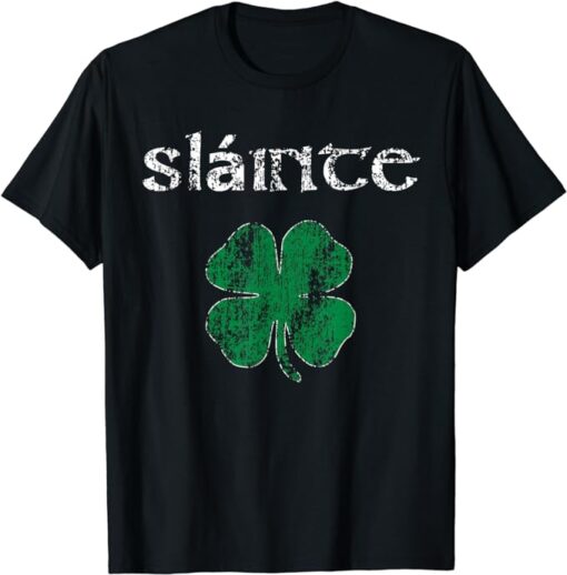 Slainte "Cheers Good Health" from Ireland- Men Women T-Shirt