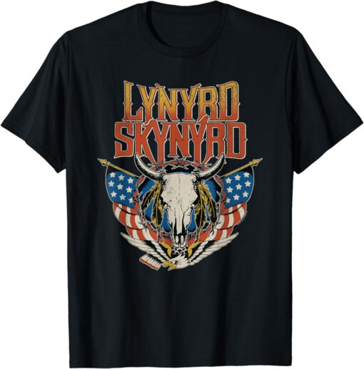 Lynyrd Skynyrd - Americana Steer Skull T-Shirt