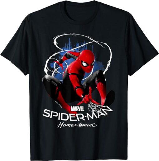 Marvel Spider-Man Homecoming Contrasted Isolation T-Shirt T-Shirt