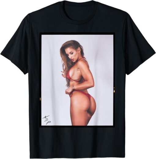 Hot Girl on T-shirt for Men - Sexy Booty Bikini Model T-Shirt