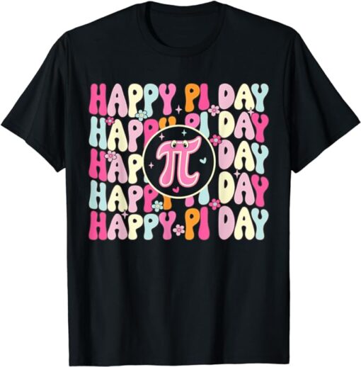 Shirt Spiral Pi Math Number Groovy Math Science T-Shirt