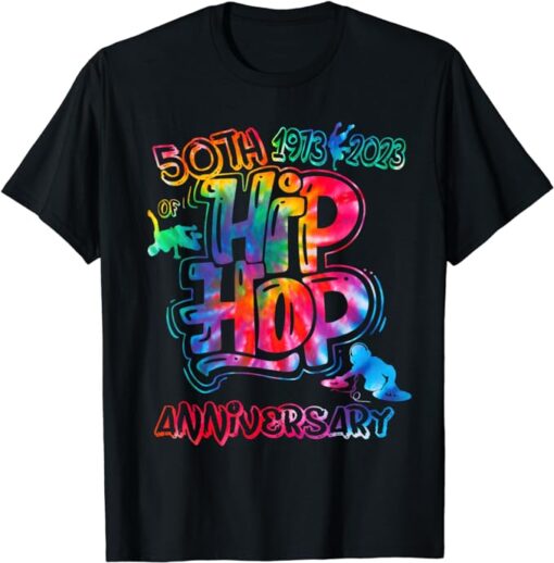 50 Years ld 50th Anniversary Of Hip Hop Graffiti Hip Hop T-Shirt