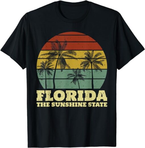 Summer Florida The Sunshine State Surf Style T-Shirt