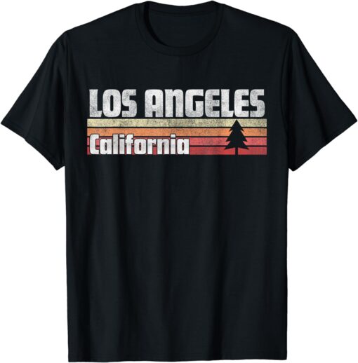 Los Angeles California Retro Style Vintage 70s 80s 90s Gift T-Shirt