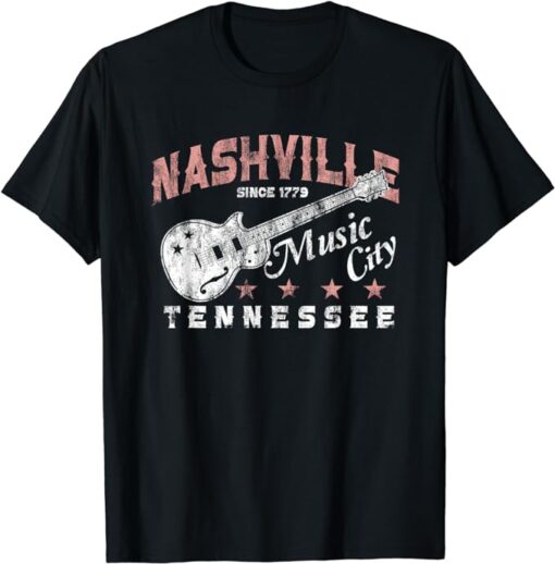 Nashville Tennessee Country Music City T-Shirt