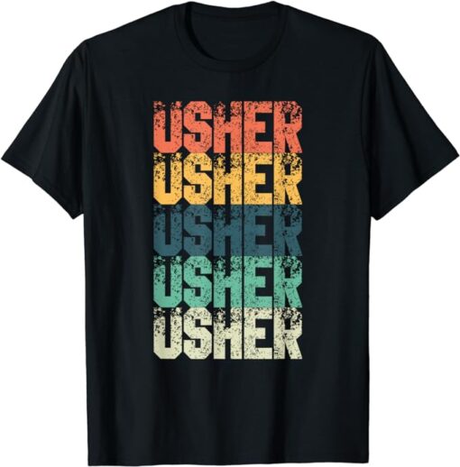 Usher Retro For Ushers T-Shirt