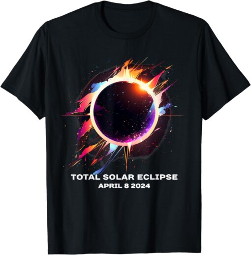 Total Solar Eclipse April 8 2024 Totality Souvenir Graphic T-Shirt