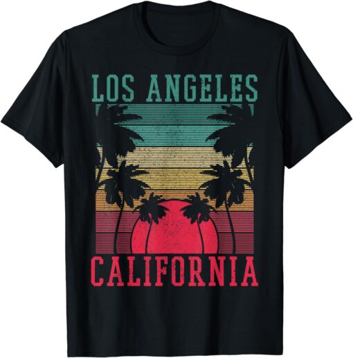 Los Angeles California - Sunset Vintage LA Souvenir Gift T-Shirt