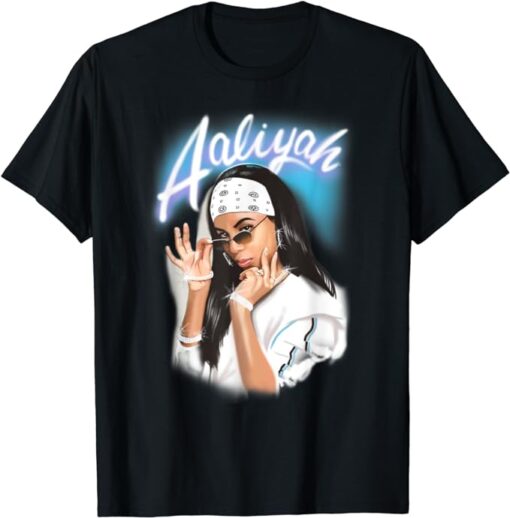 Aaliyah Airbrush Bandana Photo T-Shirt