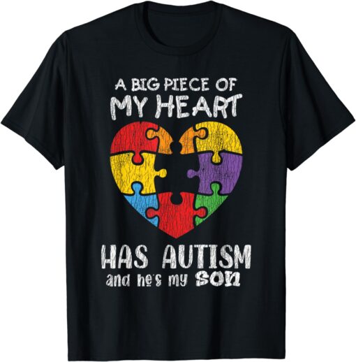 Autism Awareness Mum Dad Parents Autistic Children T-Shirt