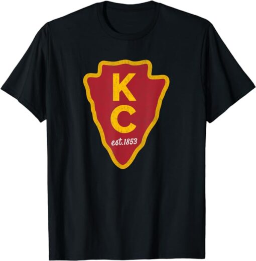 KC Red Original Red Kansas City Kc Unique Est 1853 KC Local T-Shirt