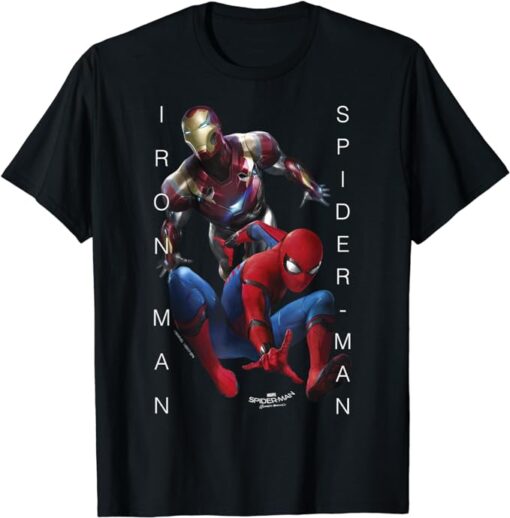 Marvel Spider-Man Homecoming Iron Man The Dream Team T-Shirt T-Shirt