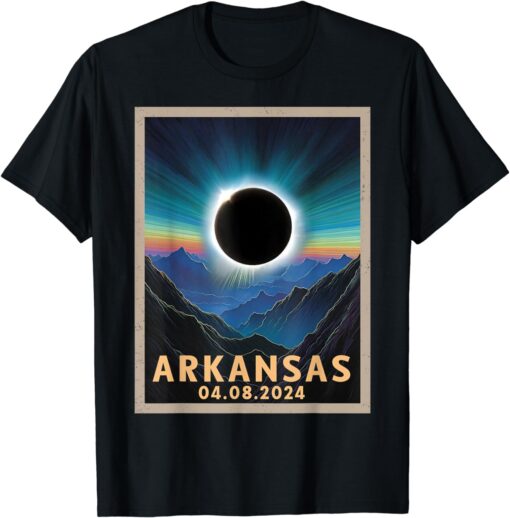 Total Solar Eclipse 2024 Arkansas Vintage T-Shirt