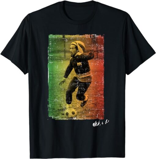 Bob Marley Rasta Football T-Shirt