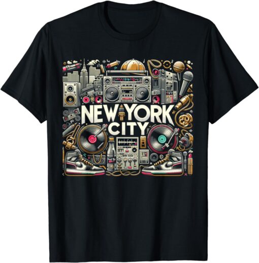 New York City Hip Hop, Men Women (XS - 6XL+), Graphic T-Shirt