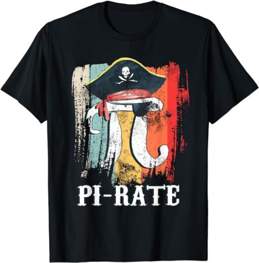 Funny Pi-rate - Happy Pi Day Math Geek Pirate Lover T-Shirt