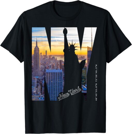 ESB Empire State Building New York City NYC USA Top Rock NY_ T-Shirt