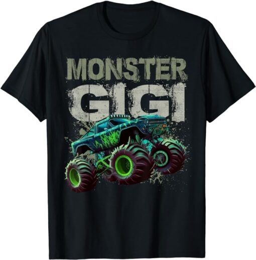 Monster Truck Gigi Family Matching Monster Truck Lovers T-Shirt