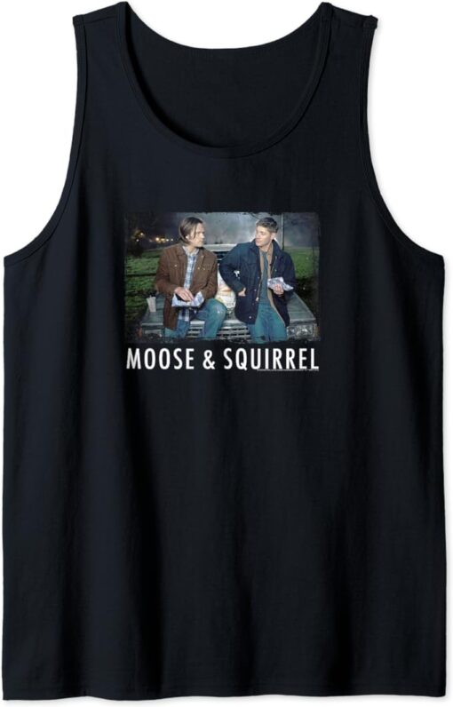 Supernatural Sam & Dean Moose & Squirrel Tank Top