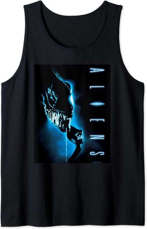 Aliens Xenomorph Retro Movie Poster Tank Top