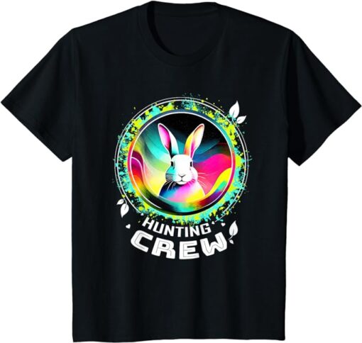 Kids Easter Squad Family Matching Easter Day Bunny Egg Hunt Group T-Shirt